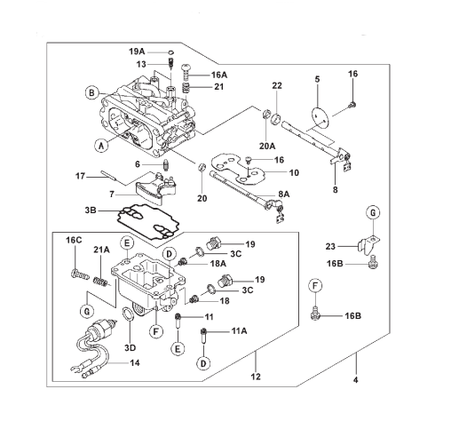 Carburetor 5354664-31 in the group  at Motorsågsbutiken (5354664-31)