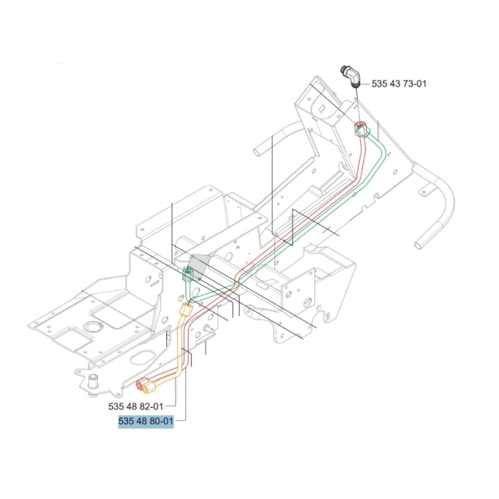 Pipe 5354880-01 in the group  at Motorsågsbutiken (5354880-01)
