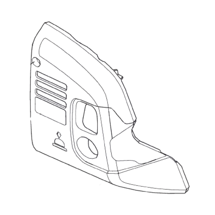 Cover air intake, Husqvarna in the group at Motorsågsbutiken (5355076-01)