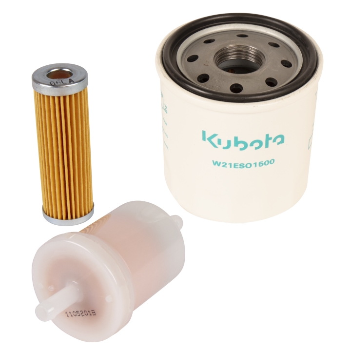 Maintenance kit with engine oil filter, pre fuel filter, fuel filter - every 100h (200h commercial) in the group at Motorsågsbutiken (5360480-02)