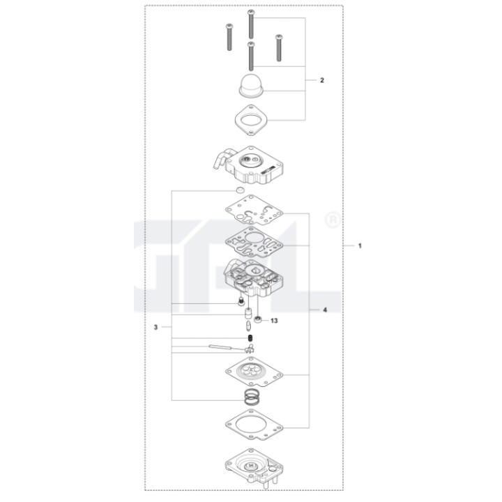 Fuel pump 564XPG in the group Husqvarna Chainsaw 5-series at Motorsågsbutiken (5363054-01)