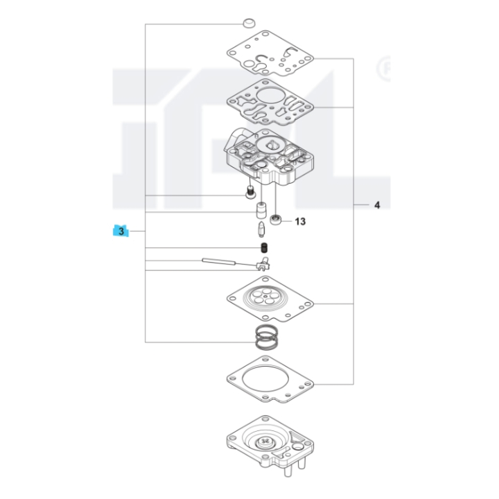 Pump repair kit in the group Husqvarna Chainsaw 5-series at Motorsågsbutiken (5366907-01)