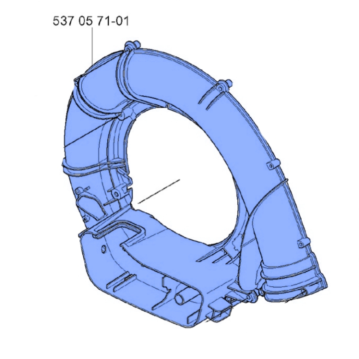 Fan House 5370571-01 in the group  at Motorsågsbutiken (5370571-01)