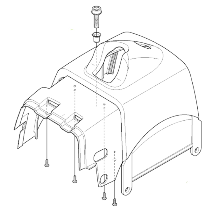 Cylinder Cover 5374144-02 in the group  at Motorsågsbutiken (5374144-02)