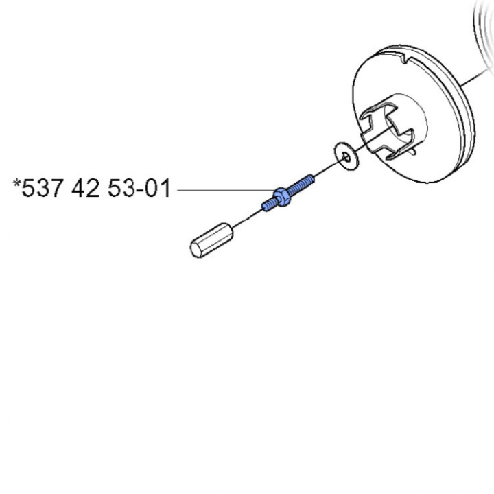 Screw 5374253-01 in the group at Motorsågsbutiken (5374253-01)