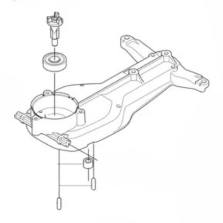 Gearbox Assy Agaton 300Wp 5375199-01 in the group  at Motorsågsbutiken (5375199-01)