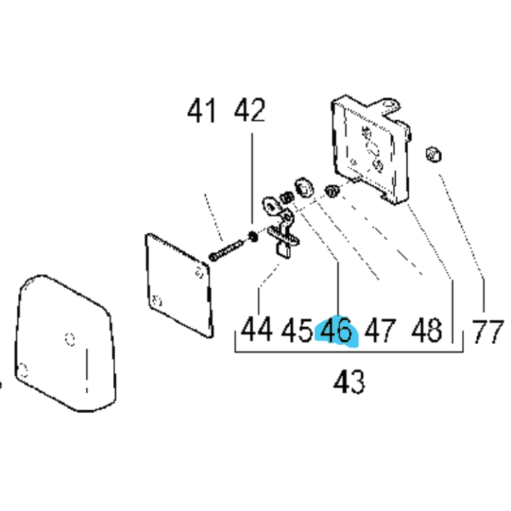 Spring 5382358-22 in the group  at Motorsågsbutiken (5382358-22)