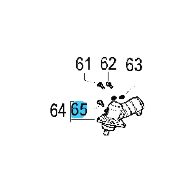 Screw 5382401-51 in the group  at Motorsågsbutiken (5382401-51)