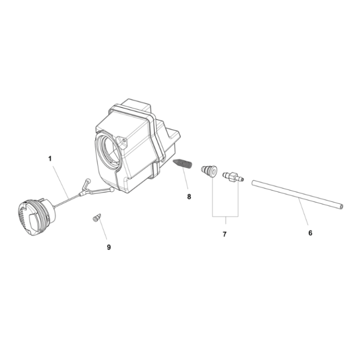 Tank Assy 240I Servicer Parts 5386310-01 in the group at Motorsågsbutiken (5386310-01)