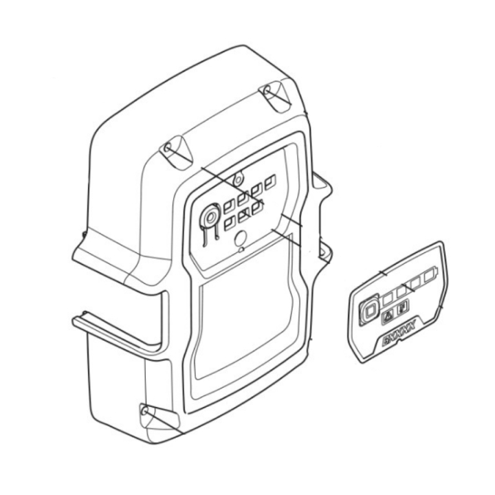 Cover Assy Spare Part Become Mkii 5386545-01 in the group  at Motorsågsbutiken (5386545-01)