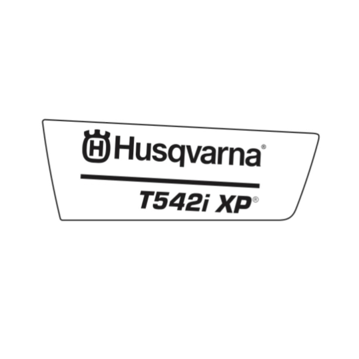 Decal Product T542Ixp Note 5388371-02 in the group Spare parts Husqvarna T542i XP at Motorsågsbutiken (5388371-02)