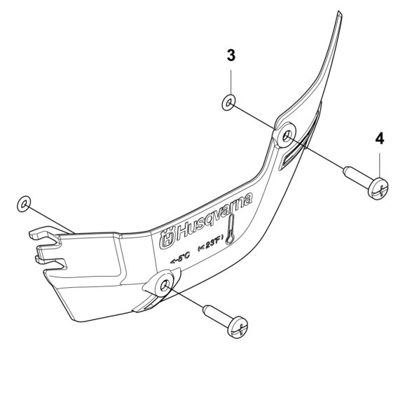 Winter kit 564XP/564XPG in the group Husqvarna Chainsaw 5-series at Motorsågsbutiken (5388825-01)