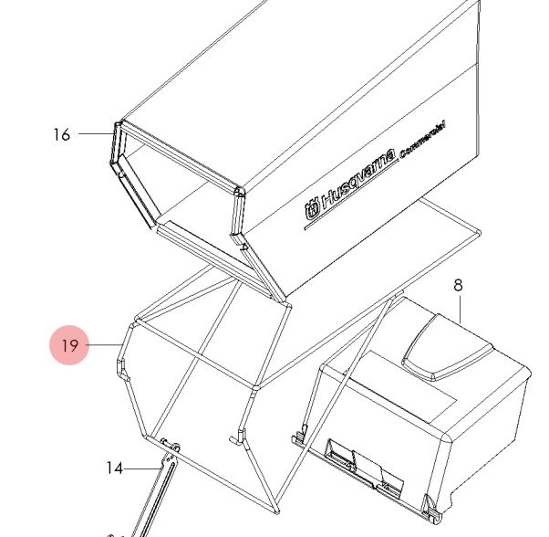 Sack frame 5391135-45 in the group  at Motorsågsbutiken (5391135-45)