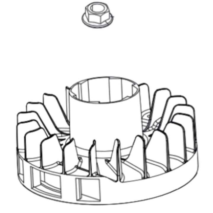 Flywheel in the group at Motorsågsbutiken (5401070-01)