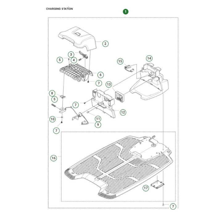 Charging Station Automower R6V, 308V, 312V in the group  at Motorsågsbutiken (5401597-01)