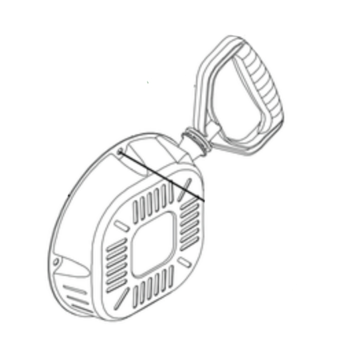 Starter handle assembly in the group at Motorsågsbutiken (5401812-01)