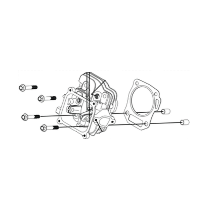 Cylinder head kit in the group at Motorsågsbutiken (5401941-01)