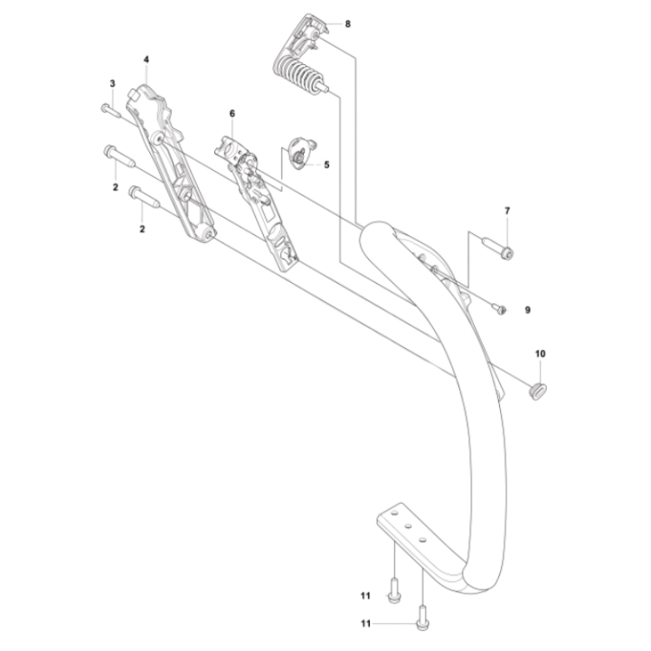 Handle kit heated grips 564XPG in the group Husqvarna Chainsaw 5-series at Motorsågsbutiken (5401943-02)