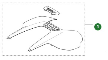Top cover Automower 430V Nera in the group  at Motorsågsbutiken (5401969-01)