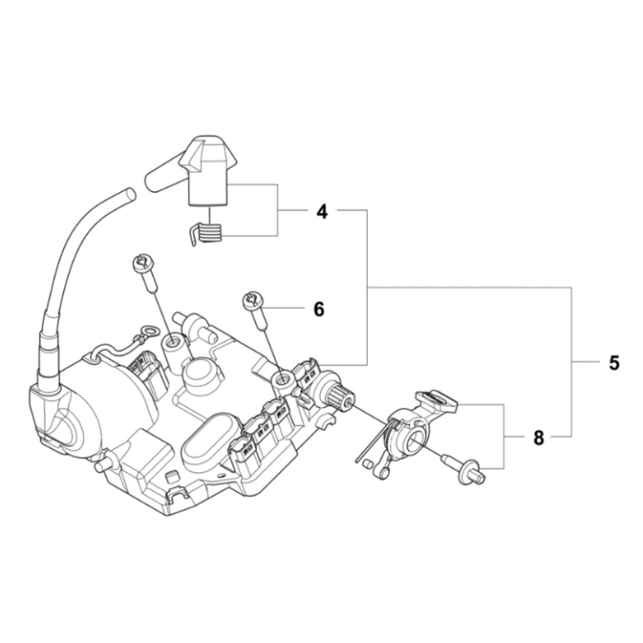 Control unit 564XPG in the group Husqvarna Chainsaw 5-series at Motorsågsbutiken (5403264-01)