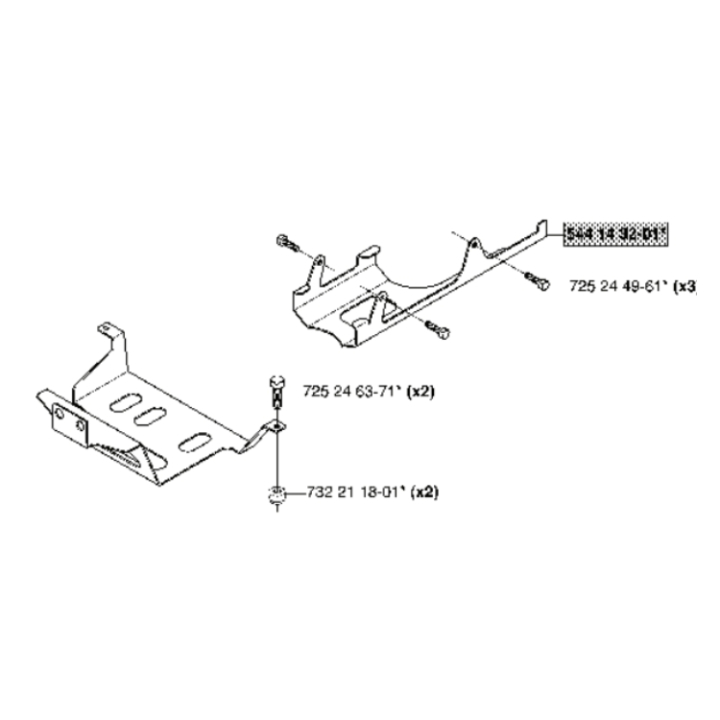 Set Hasplåt in the group  at Motorsågsbutiken (5440693-03)