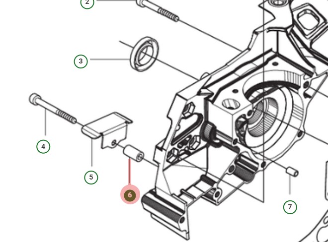Bushing Belt Steering 5440977-01 in the group at Motorsågsbutiken (5440977-01)
