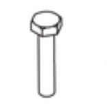 Screw Din 933 M10X50 12.9 5441141-02 in the group  at Motorsågsbutiken (5441141-02)