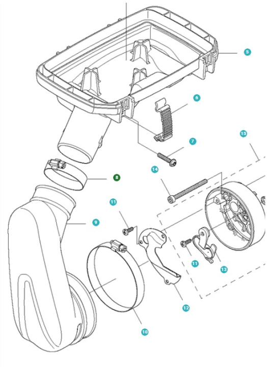 Hose Clamp 5442719-01 in the group at Motorsågsbutiken (5442719-01)