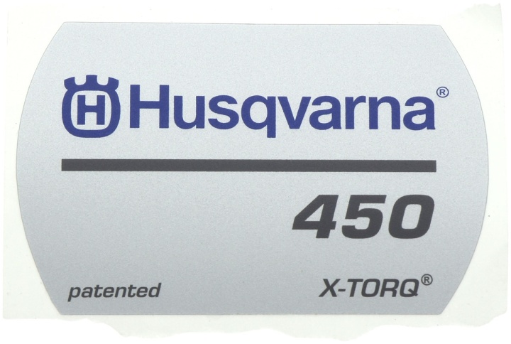 Decal 5443770-02 in the group Husqvarna Chainsaw 4-series / Spare parts Husqvarna 450/E chainsaw at Motorsågsbutiken (5443770-02)