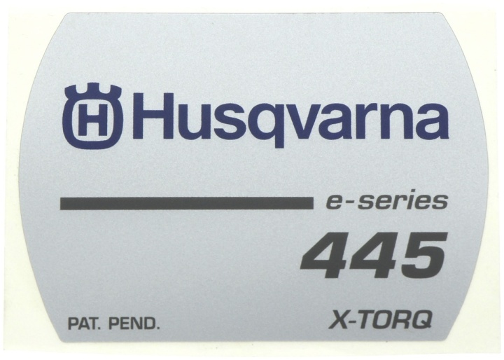 Decal 5443771-01 in the group Husqvarna Chainsaw 4-series / Spare parts Husqvarna 445E/Triobrake II at Motorsågsbutiken (5443771-01)