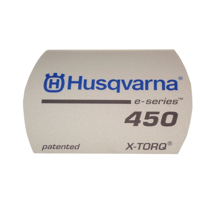 Decal 5443771-02 in the group Husqvarna Chainsaw 4-series / Spare parts Husqvarna 450/E chainsaw at Motorsågsbutiken (5443771-02)