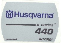 Decal 5444636-01 in the group Husqvarna Chainsaw 4-series / Spare parts Husqvarna 440E/Triobrake chainsaw at Motorsågsbutiken (5444636-01)