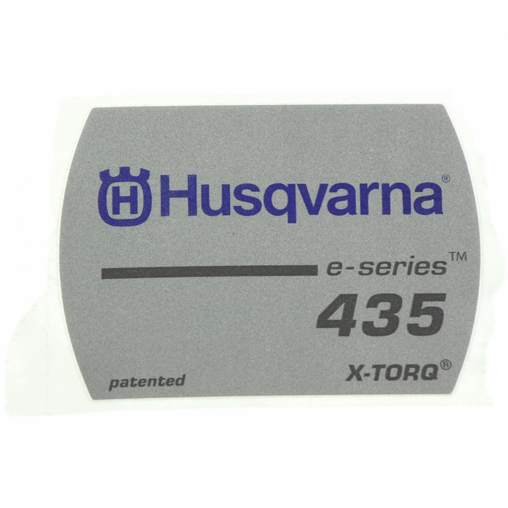 Decal 5444636-02 in the group Husqvarna Chainsaw 4-series / Spare parts Husqvarna 435/E chainsaw at Motorsågsbutiken (5444636-02)