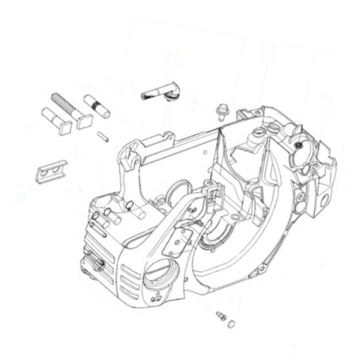 Crankcase Complete in the group  at Motorsågsbutiken (5449325-04)