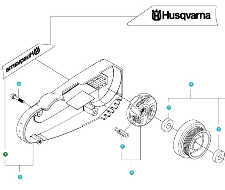 Decal, Belt Guard in the group at Motorsågsbutiken (5449331-01)