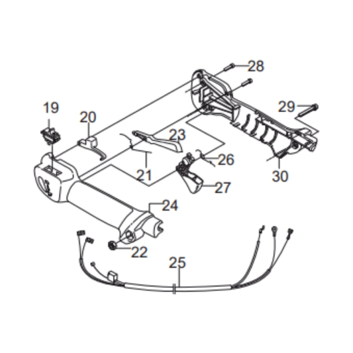 Assy-Throttle Housing (Incl, 19 5451255-02 in the group  at Motorsågsbutiken (5451255-02)