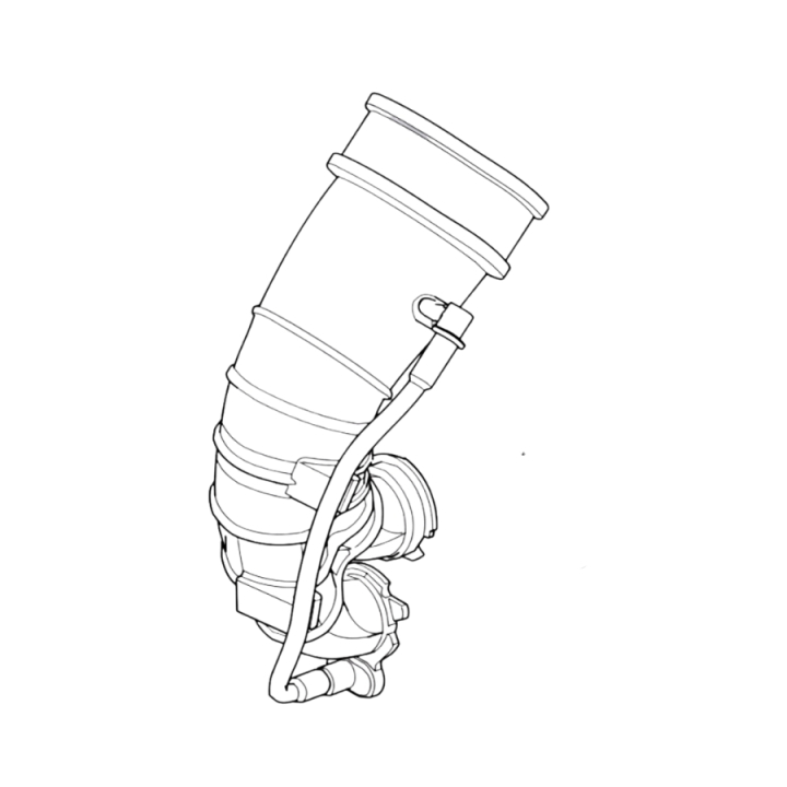 Inlet pipe assembly air filter in the group at Motorsågsbutiken (5460262-01)