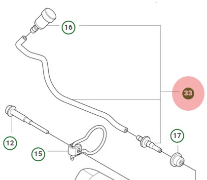 Breather Hose Assy T540Xp Mark in the group  at Motorsågsbutiken (5465437-01)