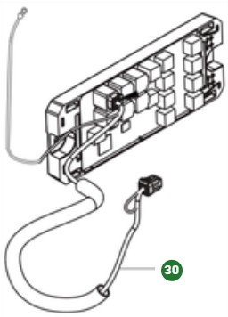 Wiring assembly main rear in the group at Motorsågsbutiken (5466882-01)