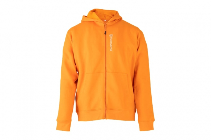 Husqvarna Zip Hoodie Orange, L in the group Clothes & Protective Equipment / Workwear / Accessories at Motorsågsbutiken (5471585-54)