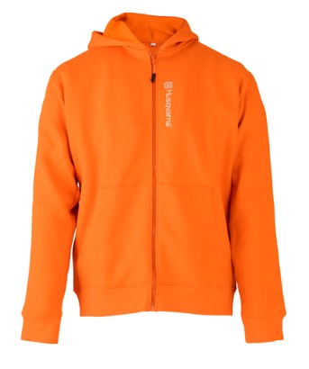 Husqvarna Zip Hoodie Orange, XL in the group Clothes & Protective Equipment / Workwear / Accessories at Motorsågsbutiken (5471585-58)