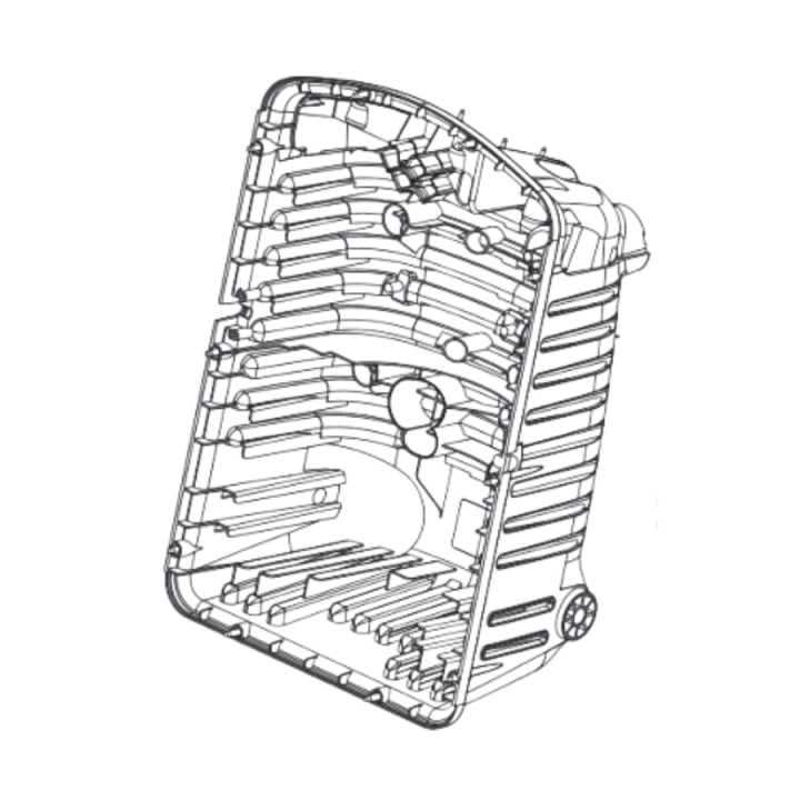 Cover rear cabinet kit in the group at Motorsågsbutiken (5473670-01)