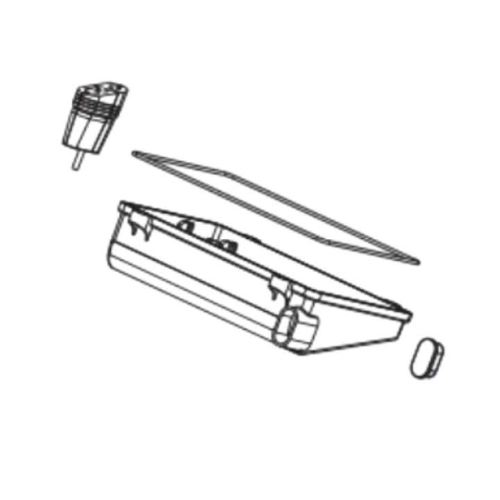 Cover PCBA bottom kit in the group at Motorsågsbutiken (5473677-01)