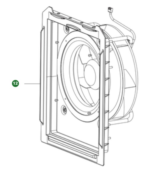 Fan motor assembly fan kit a 45 (1 in the group at Motorsågsbutiken (5475711-02)