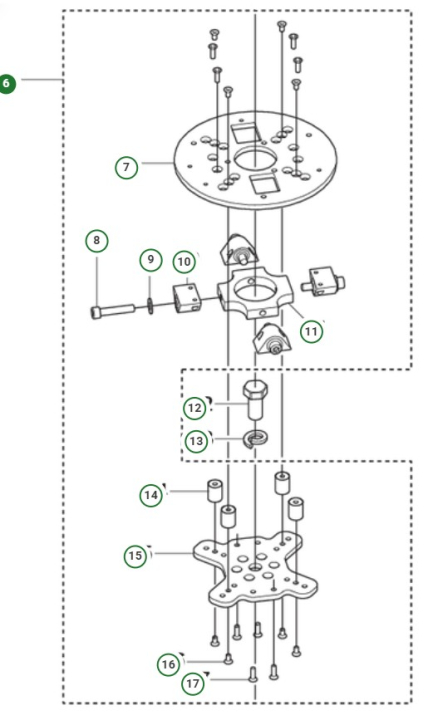 Holder assembly grind holder 270 p in the group at Motorsågsbutiken (5475732-01)