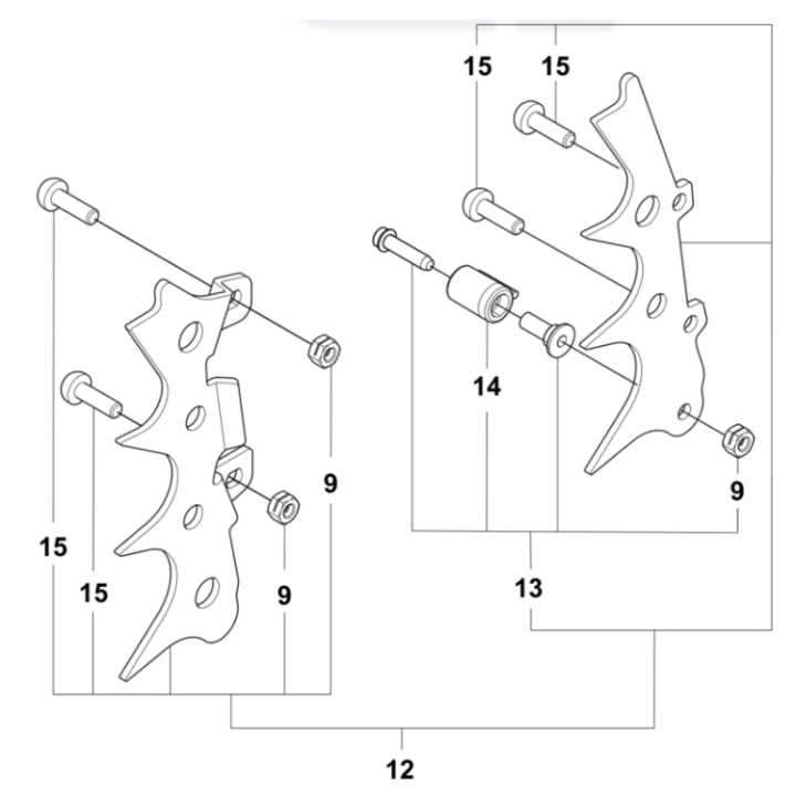 Bark support 564XP/XPG in the group Husqvarna Chainsaw 5-series at Motorsågsbutiken (5480902-01)