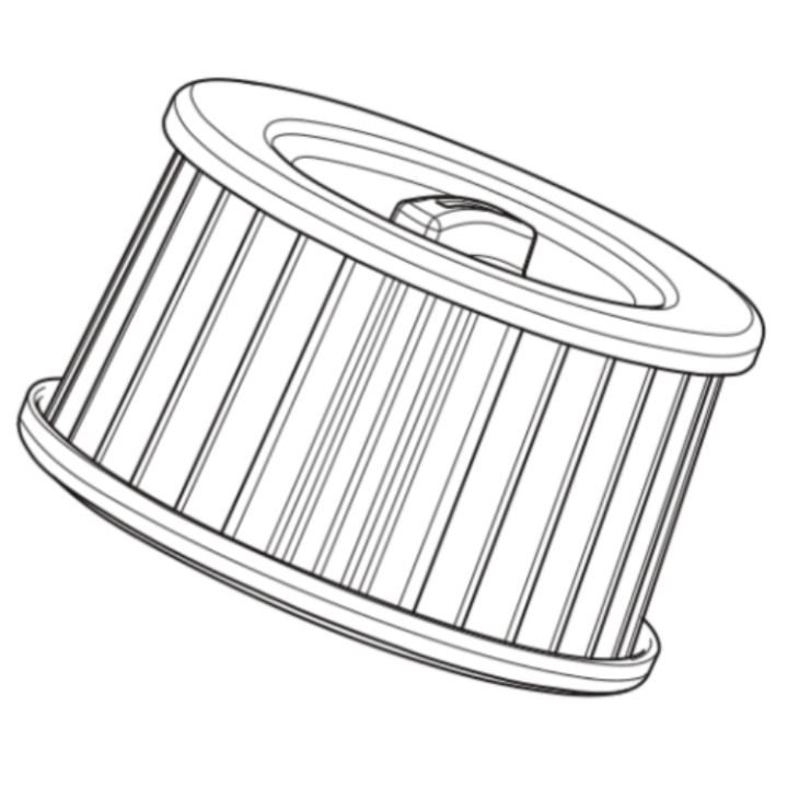 Air filter 27micron in the group Husqvarna Chainsaw 5-series at Motorsågsbutiken (5486155-01)