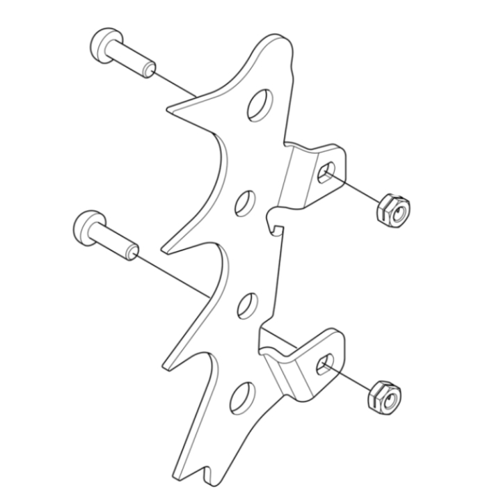 Bark support outer 564XP/XPG in the group Husqvarna Chainsaw 5-series at Motorsågsbutiken (5488196-01)