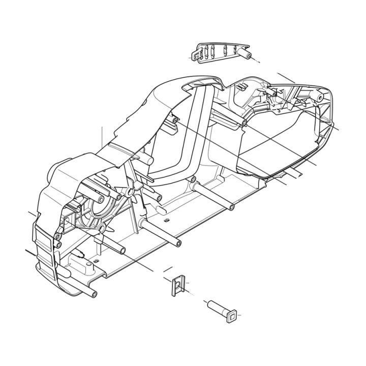 Chassis hyperion clutch side assembly in the group at Motorsågsbutiken (5489269-01)