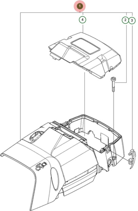 Cylinder Cover Kpl 5744582-02 in the group  at Motorsågsbutiken (5744582-02)